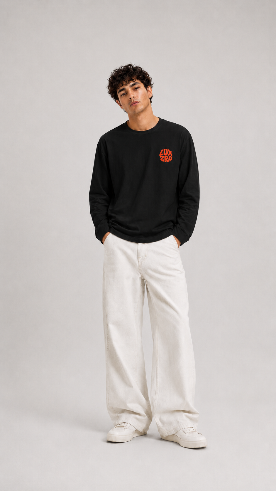 Relief Longsleeve Puff Men's Full Sleeve T-Shirt