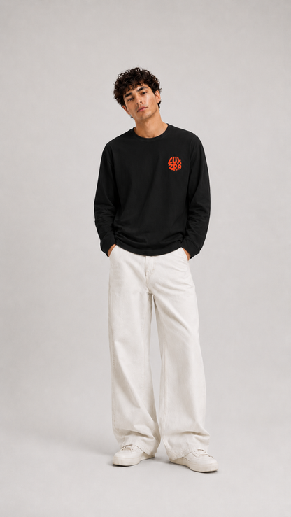 Relief Longsleeve Puff Men's Full Sleeve T-Shirt
