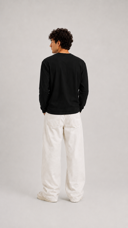 Relief Longsleeve Puff Men's Full Sleeve T-Shirt