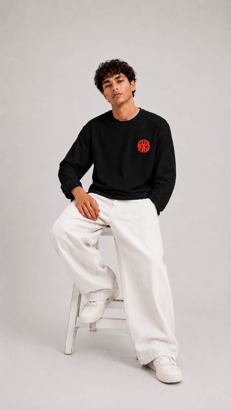 Relief Longsleeve Puff Men's Full Sleeve T-Shirt