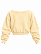 Women's Off-Shoulder Sweatshirt