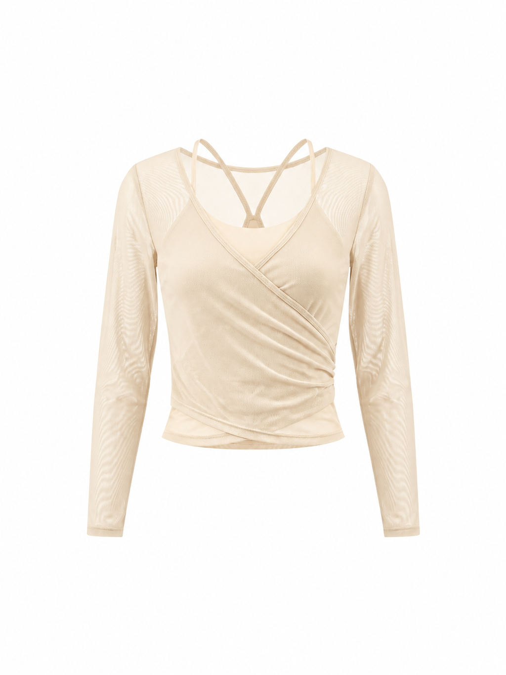 Women's 2-Piece Layered Yoga T-Shirt