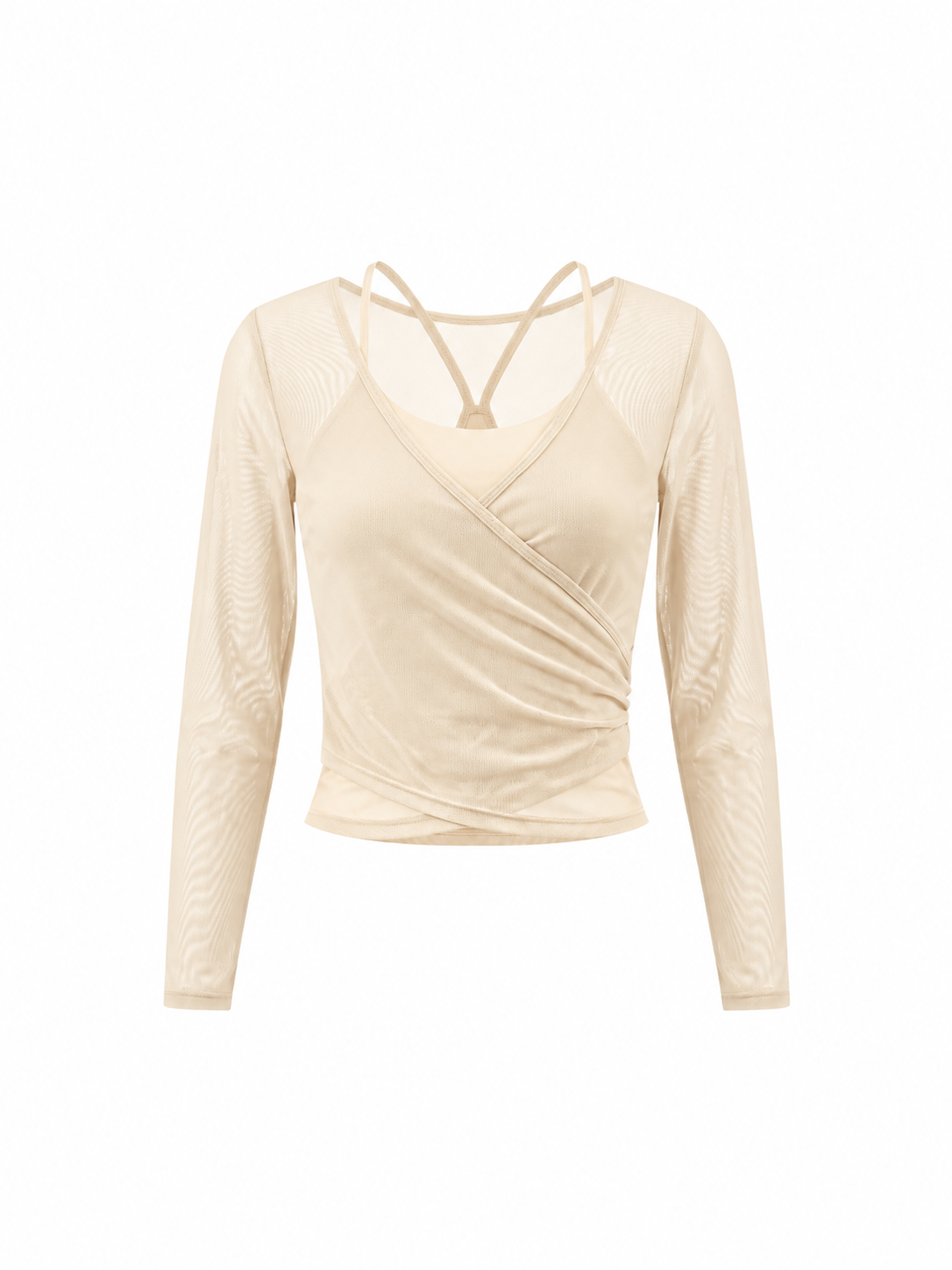 Women's 2-Piece Layered Yoga T-Shirt