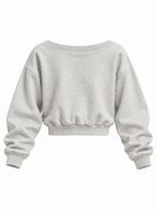 Women's Off-Shoulder Sweatshirt