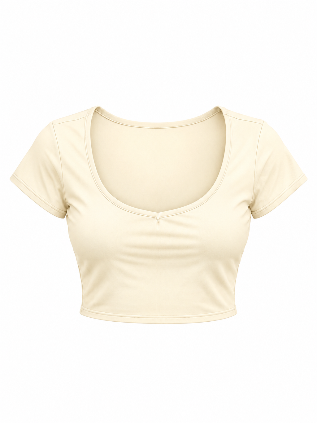 Women's Slim Cap Sleeve Crop T-Shirt