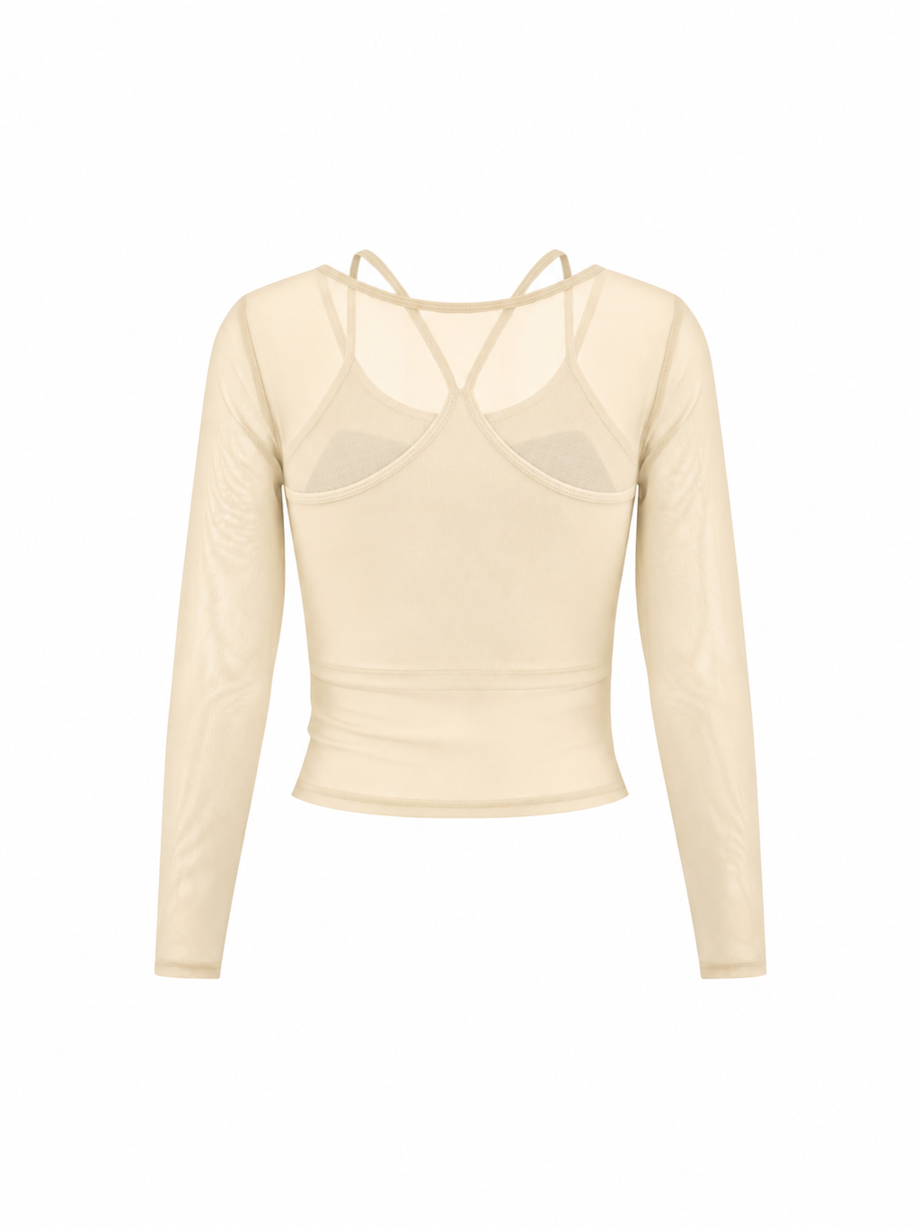 Women's 2-Piece Layered Yoga T-Shirt
