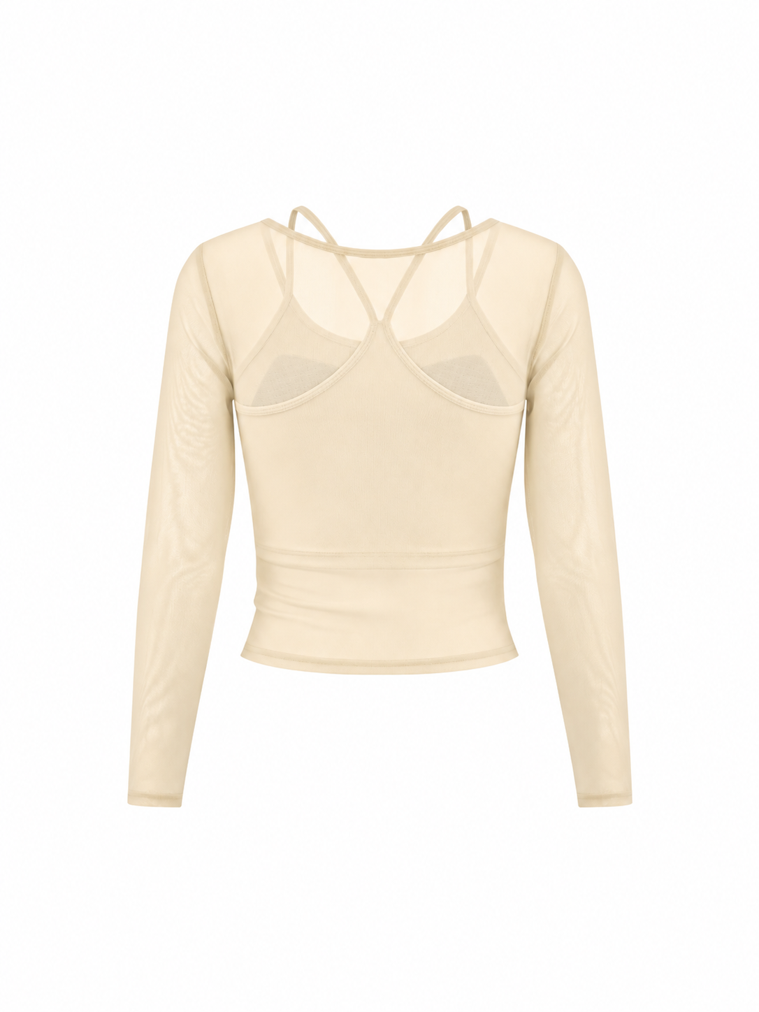 Women's 2-Piece Layered Yoga T-Shirt