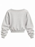 Women's Off-Shoulder Sweatshirt