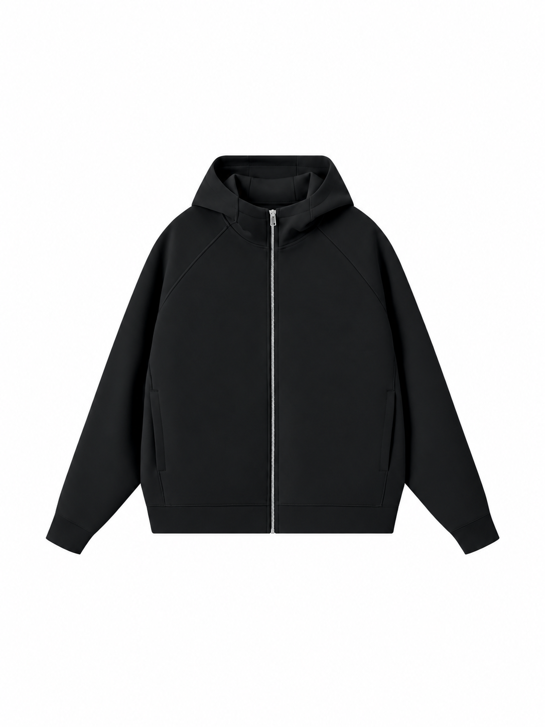Unisex Raglan Full Zip Hoodie