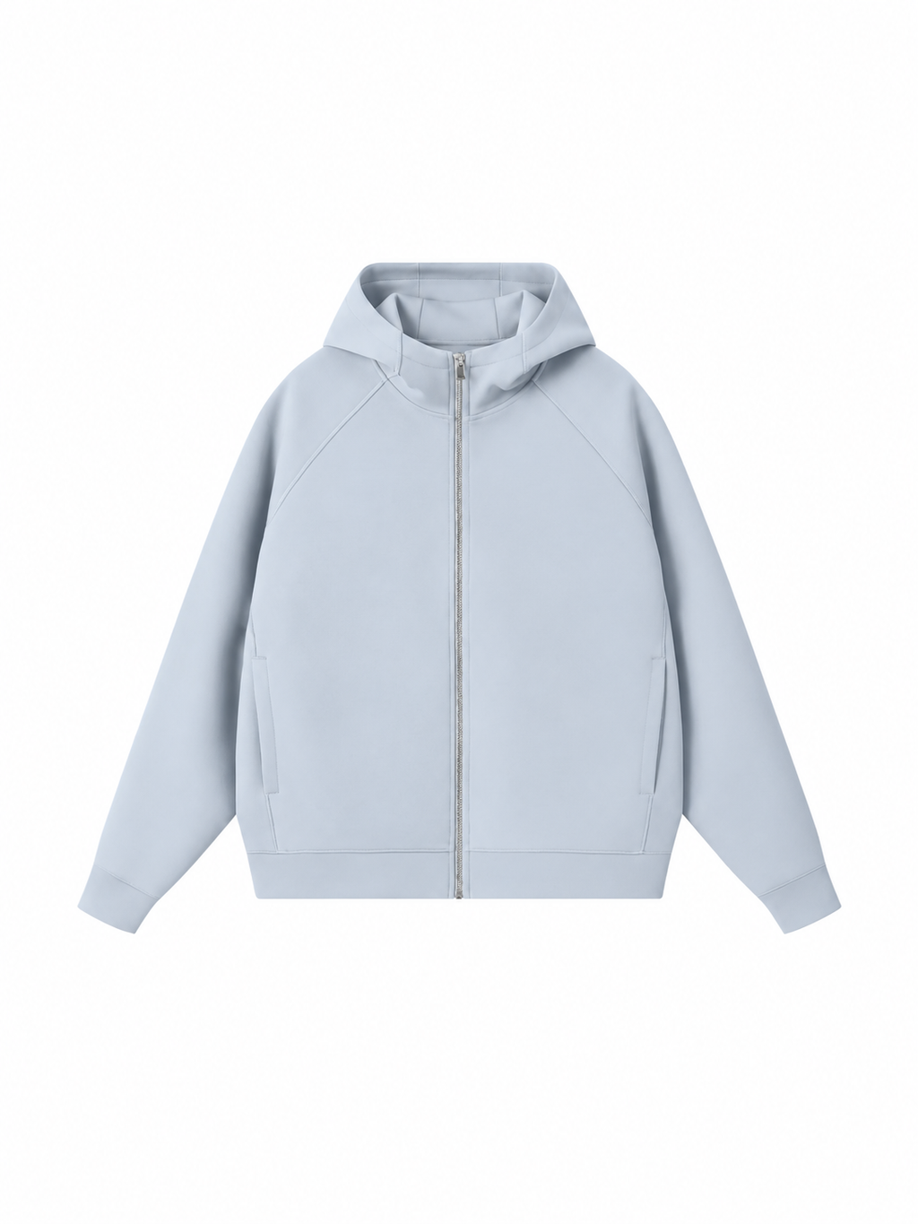 Unisex Raglan Full Zip Hoodie