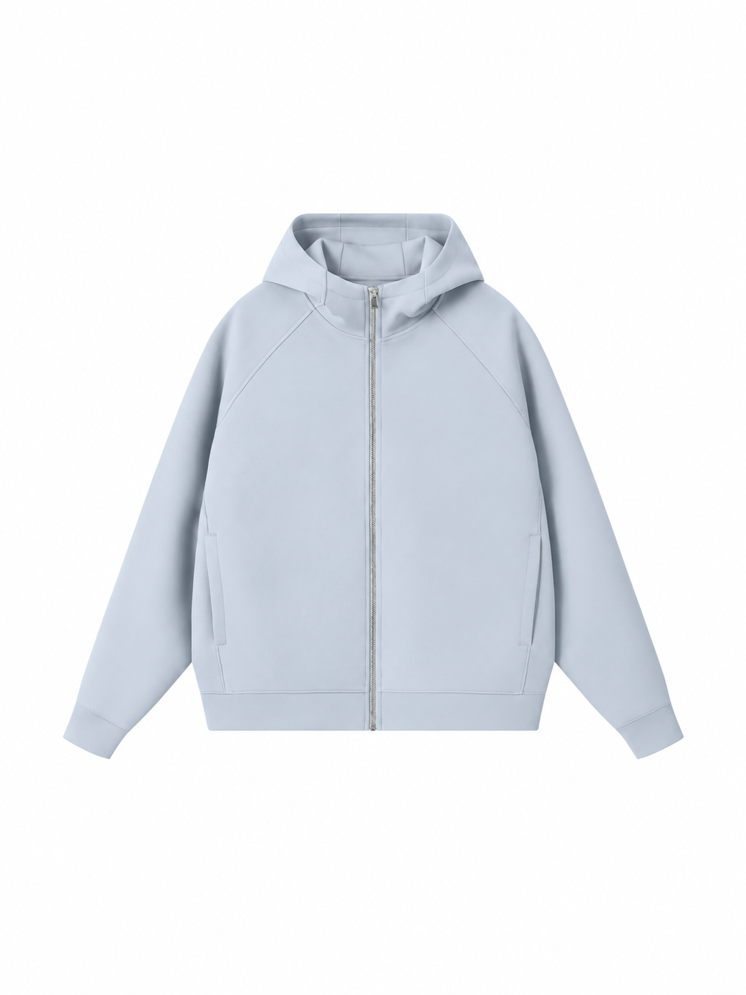 Unisex Raglan Full Zip Hoodie