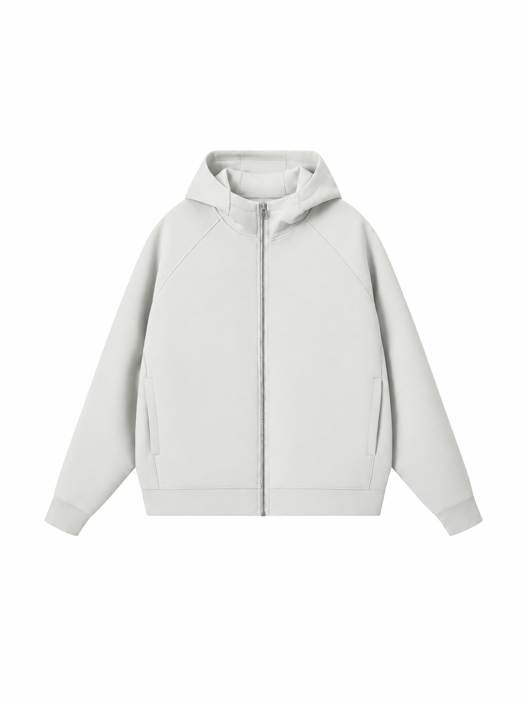Unisex Raglan Full Zip Hoodie