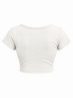 Women's Slim Cap Sleeve Crop T-Shirt