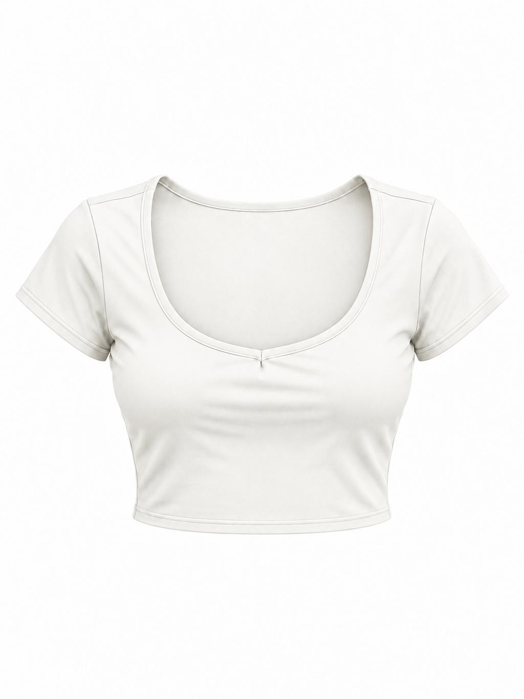 Women's Slim Cap Sleeve Crop T-Shirt