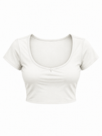 Women's Slim Cap Sleeve Crop T-Shirt