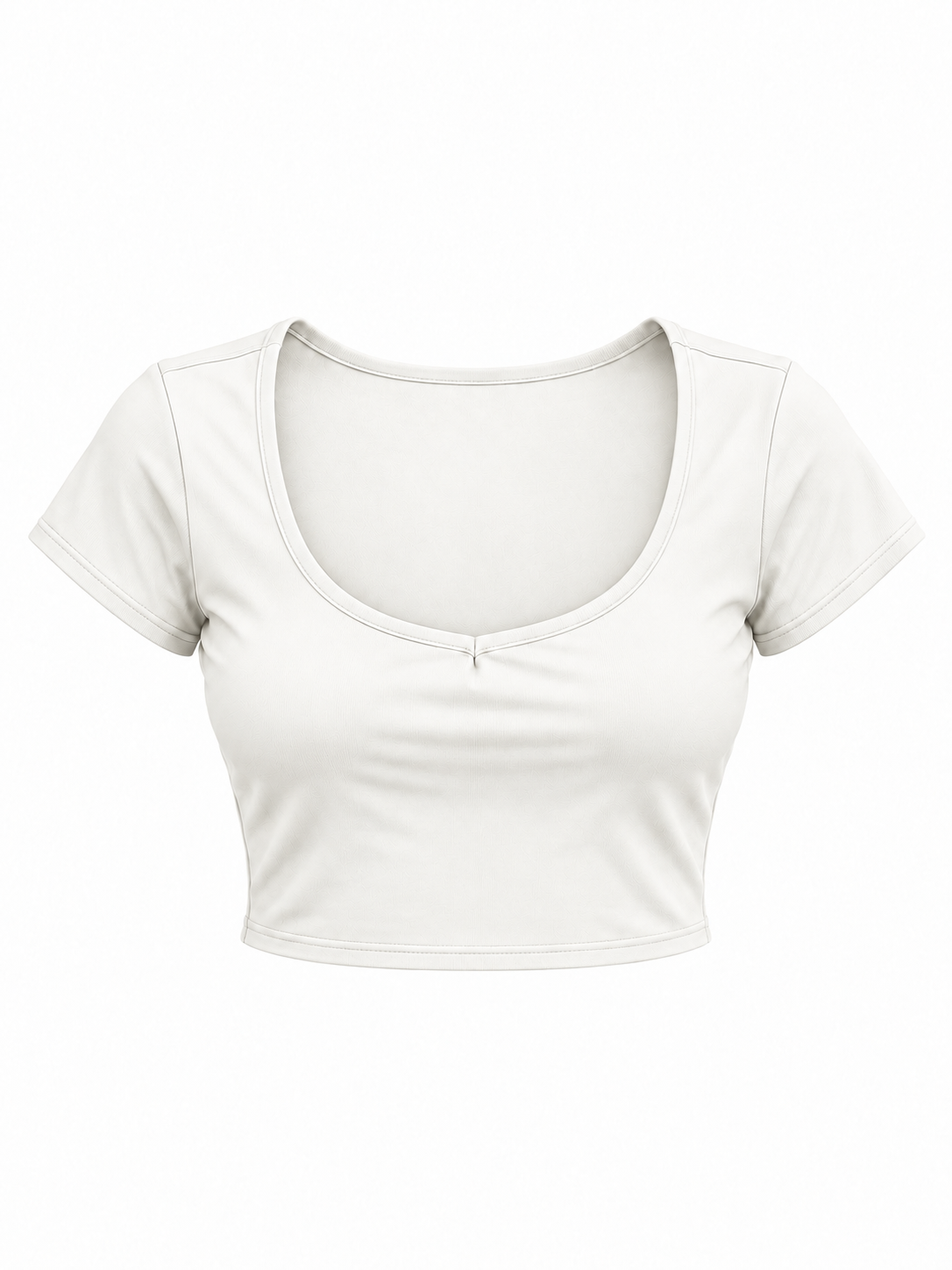 Women's Slim Cap Sleeve Crop T-Shirt