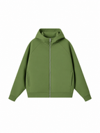 Unisex Raglan Full Zip Hoodie