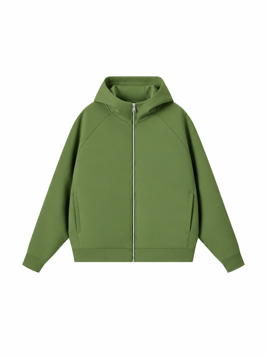 Unisex Raglan Full Zip Hoodie