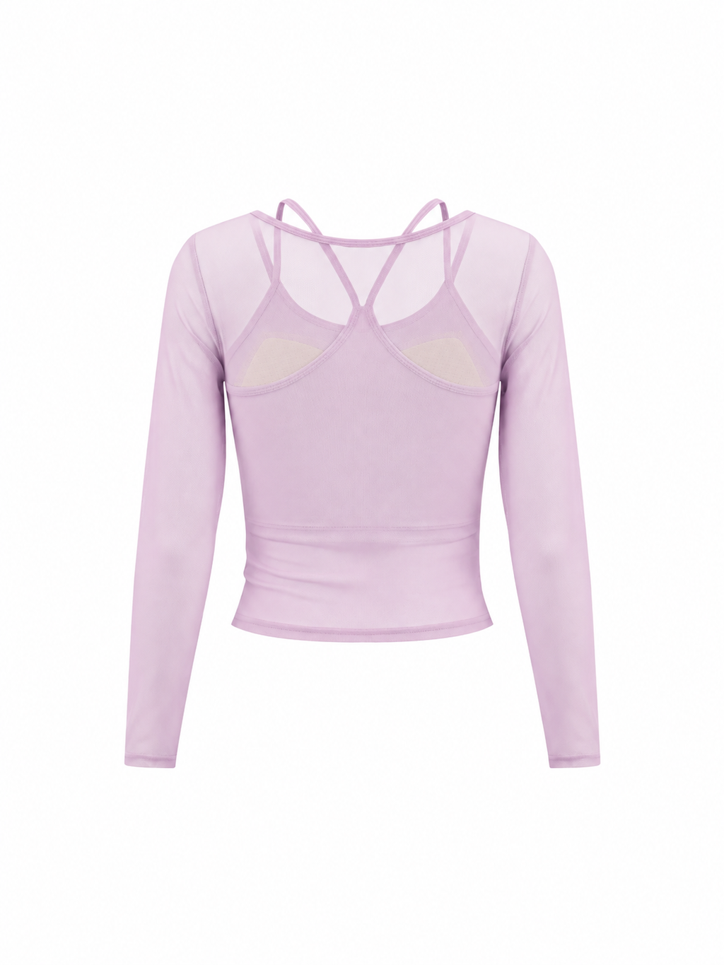 Women's 2-Piece Layered Yoga T-Shirt