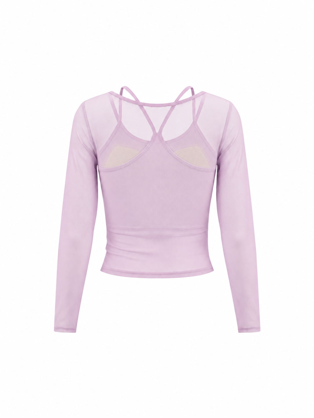 Women's 2-Piece Layered Yoga T-Shirt