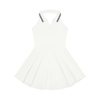 Women's Collared Halter A-Line Tennis Dress